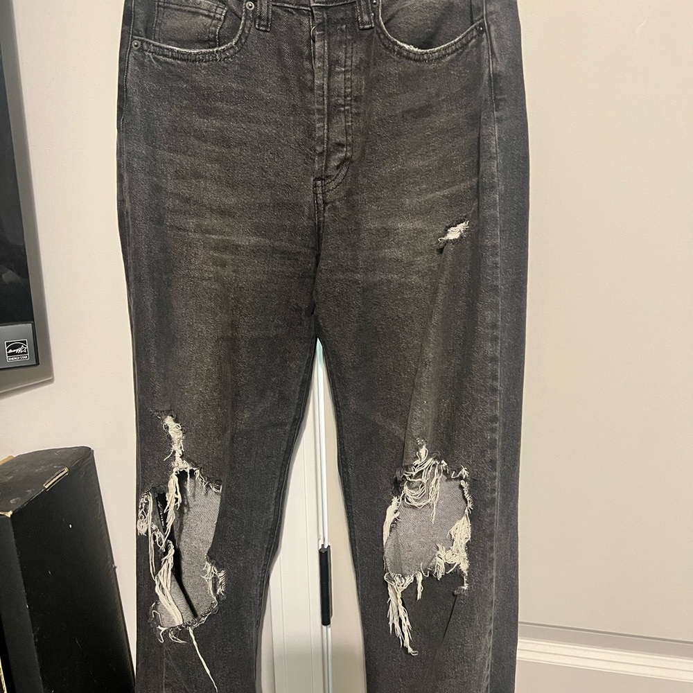 Wild Fable Ripped Charcoal Jeans